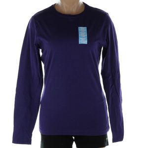 NWT ZYNC Purple Long Sleeve Performance Tee L
